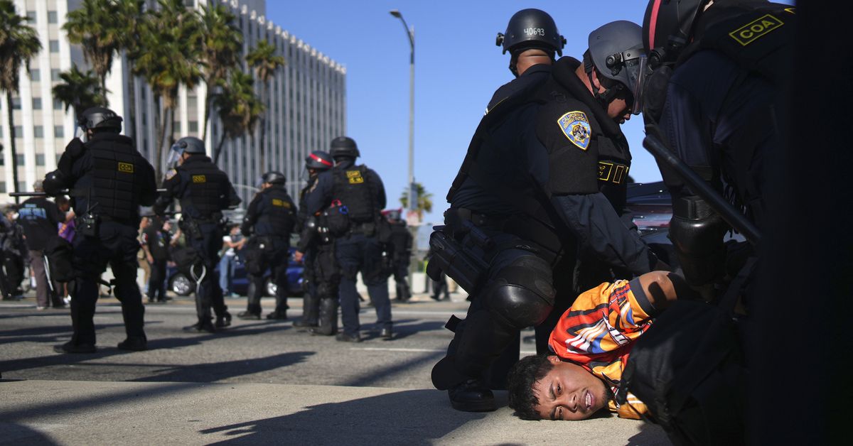 Los Angeles mayor imposes curfew on downtown areas