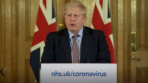 UK Prime Minister Boris Johnson has urged people to avoid pubs, cinemas and restaurants to contain the virus.