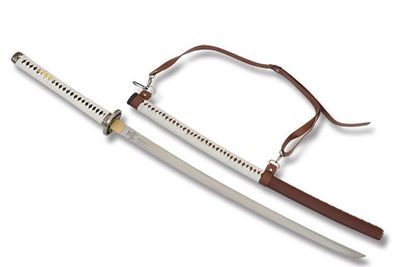 Michonne's Katana sword from <i>The Walking Dead</i>.<br/><br/>(Image: AMCTV Shop)