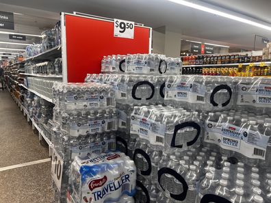 Coles Water price increase supermarket groceries cost of living