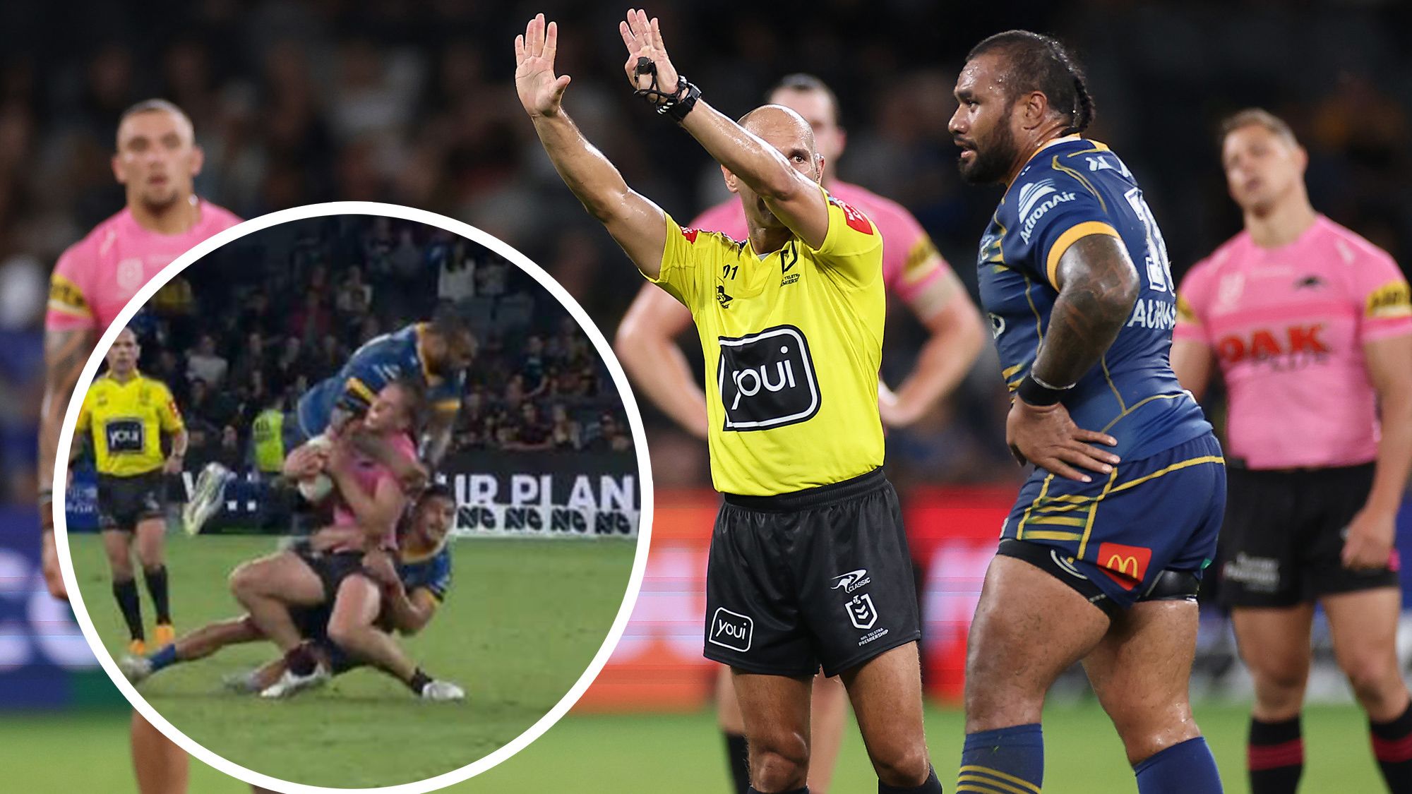 Huge blow for Eels as star prop faces ban for 'serious' high tackle