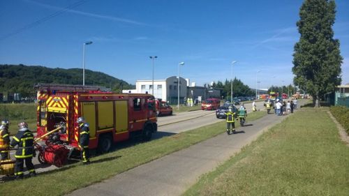 The businessman was beheaded at a gas factory in France. (Twitter, @vdhollande)