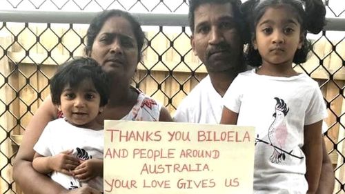 The Tamil asylum seekers have been in a years-long battle to remain in Australia.