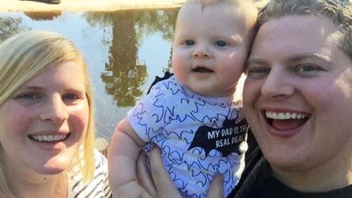 Ben Ihlow, 30, died of the flu on his first Father's Day as a young dad, leaving behind his wife Samantha and 10-month-old son, Andrew. (Youcaring.com)