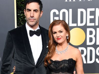 Sacha Baron Cohen and Isla Fisher