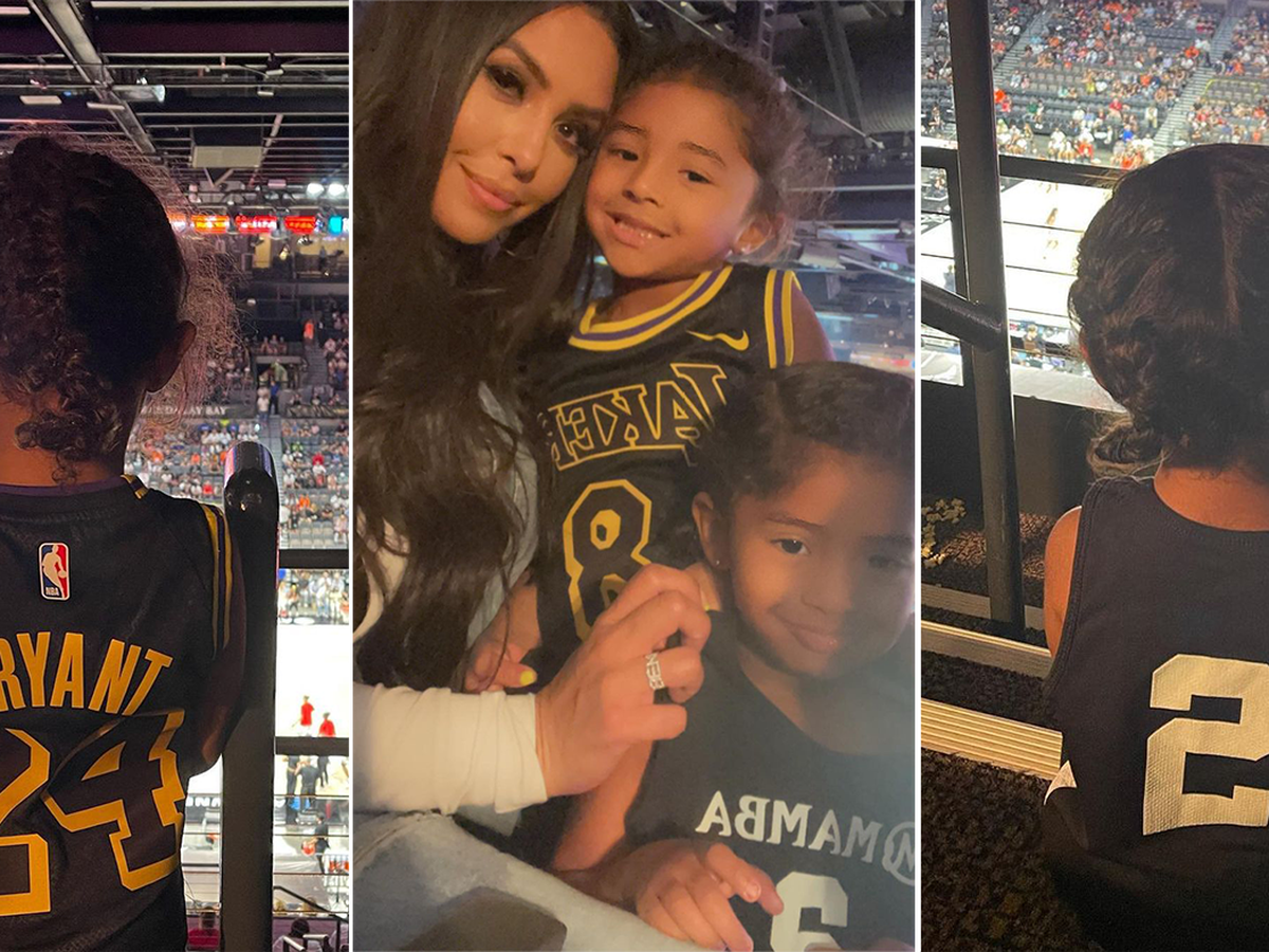 Kobe Bryant's Daughter Capri Wears Her Late Sister Gianna's Jersey