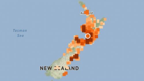 Tens of thousands of people felt the strong quake, which struck near Wellington. 