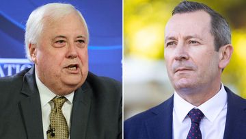 Clive Palmer and Mark McGowan