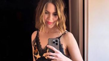 Mandy Moore shares first baby bump snap