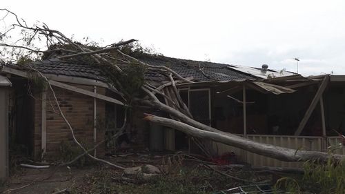 Storm damage south east Queensland, December 27, 2023.