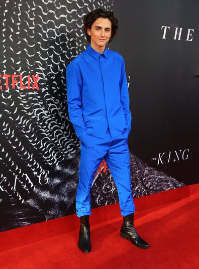 Timothée Chalamet, The King, premiere, Netflix, movie