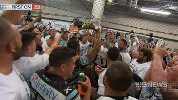 VIDEO: Sharks' families ride emotional rollercoaster in grand final