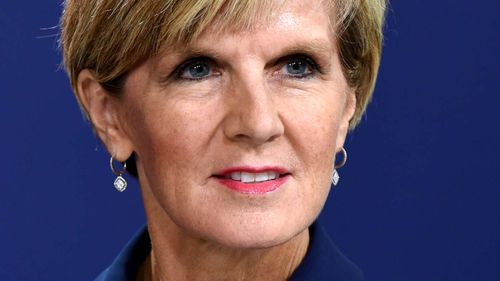 Australian Foreign Minister Julie Bishop.