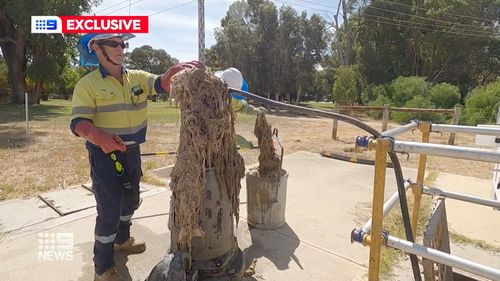 A stomach churning problem is blocking water pipes beneath an Aussie city.Perth water bosses have revealed the disgusting hazards under the ground which they have to deal with.