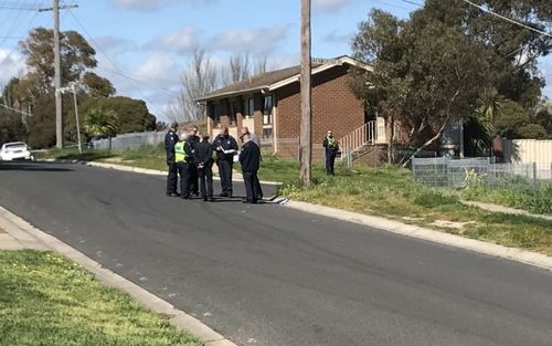 The body was found inside the home after a small fire. 