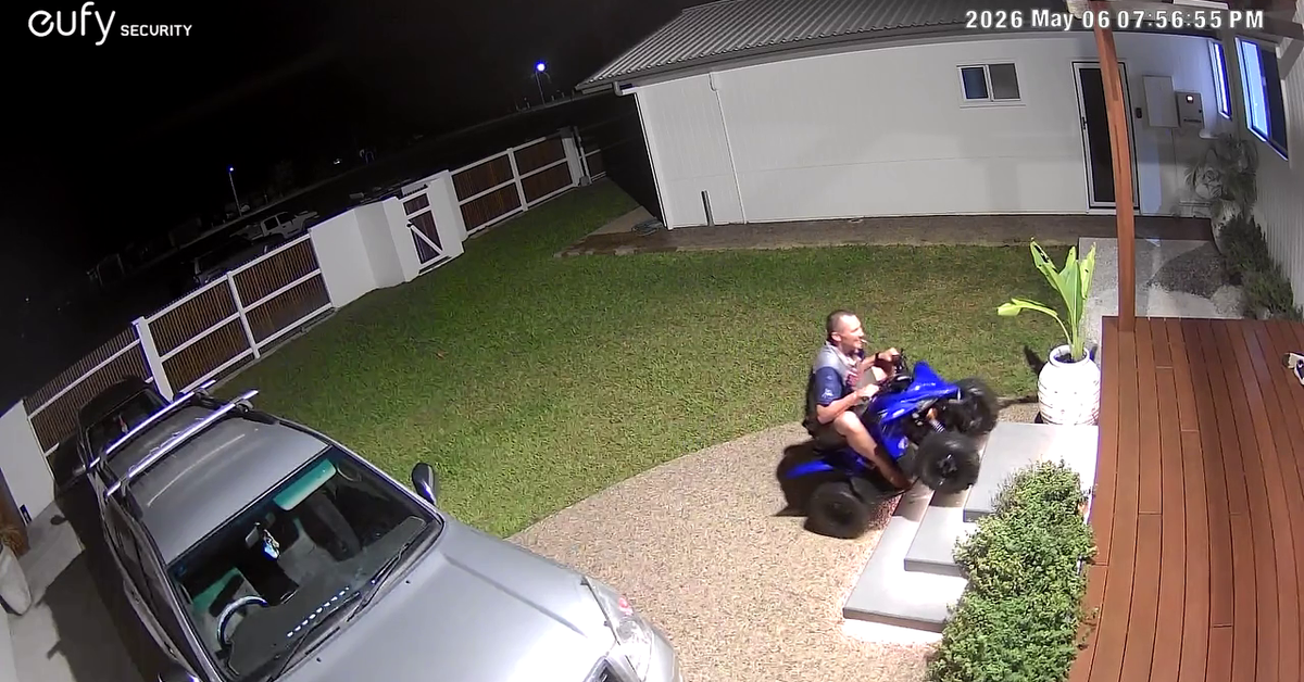 Holiday home owner shares video of guest trying to ride quad bike into home