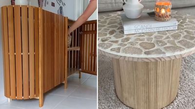 Mother turns a $15 Kmart bread bin into a nail polish caddy