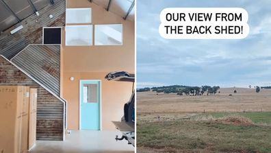 The Block's Josh and Jenna give a tour of their shed