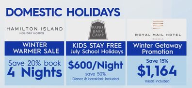 Quentin Long Australian Traveller winter escape holiday deals