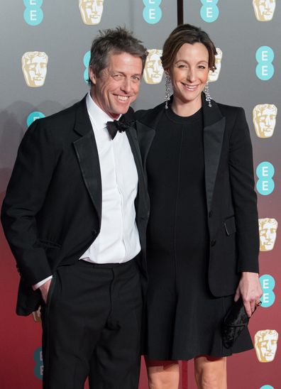 Hugh Grant and Anna Eberstein 