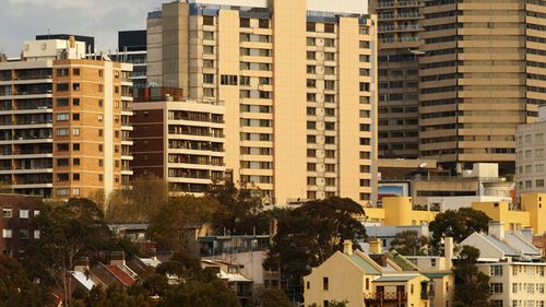 High density housing in Kings Cross and Potts Point. (AAP)
