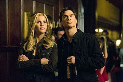Between 2011 and 2014 Claire appeared as Rebekah Mikaelson in 38 episodes of <i>The Vampire Diaries</i> with Ian Somerhalder.