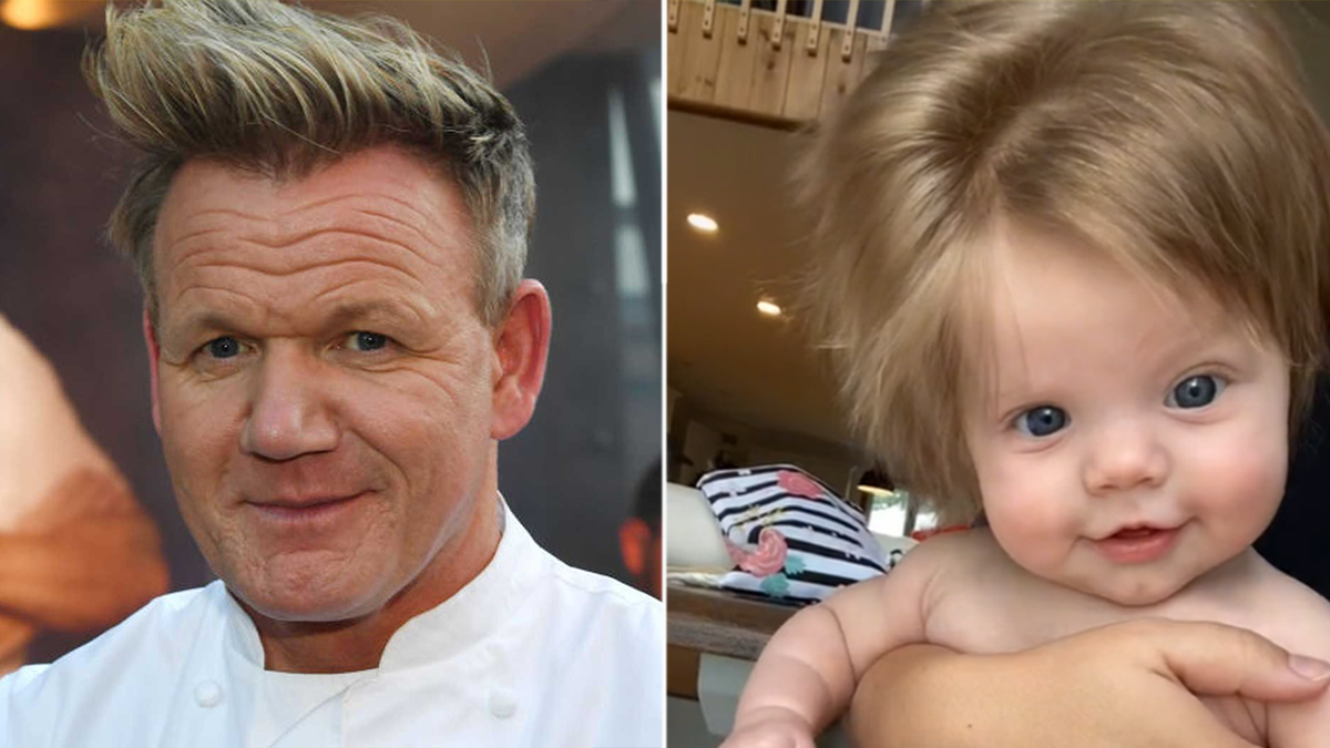 Mum's hilarious video of baby with full head of hair - TikTokers compare  baby to Gordon Ramsay - 9Honey