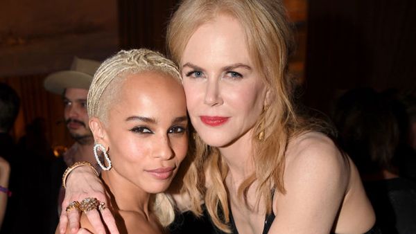 Zoe Kravitz with Nicole Kidman. Image: Getty