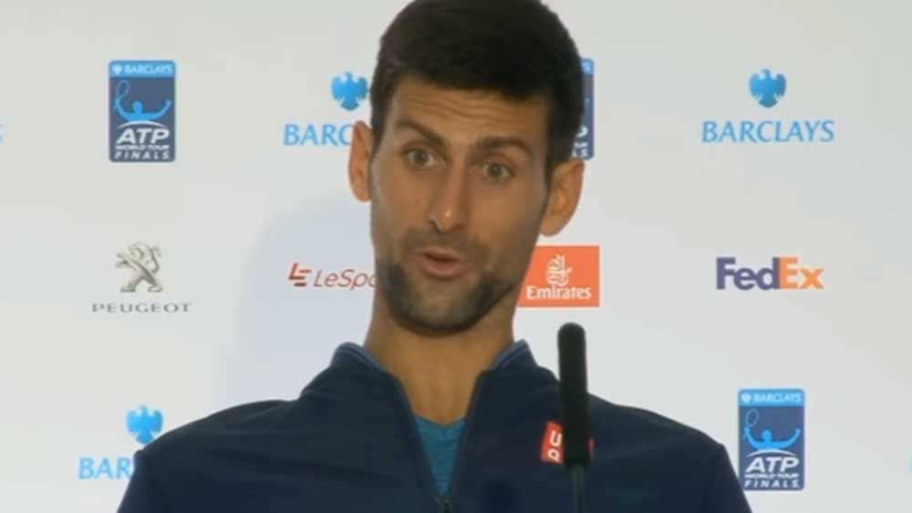 Tennis: 'Snow' joke as angry Djokovic blasts media inquisition