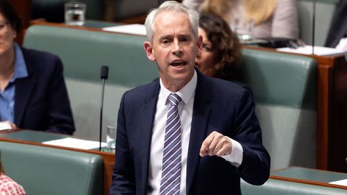 Minister for Immigration, Citizenship and Multicultural Affairs Andrew Giles during Question Time at Parliament House in Canberra on Wednesday 29 May 2024.