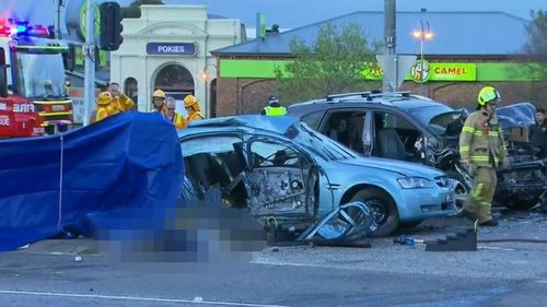 Two teens died at the scene of the crash in Cranbourne.