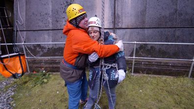 The Fren Family go Abseiling in Tasmania, 2021. 