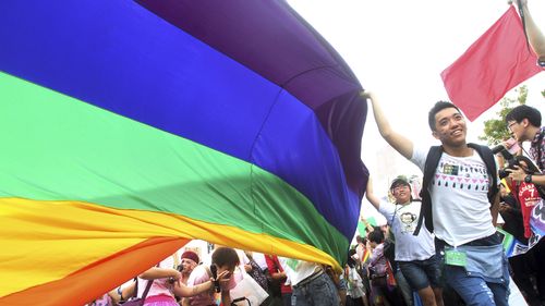 80 percent of Taiwanese people aged between 20 and 29 support marriage equality. (AAP)