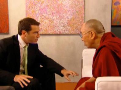 Karl Stefanovic with Dalai Lama