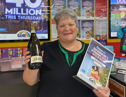 Lotto win agency Hobart