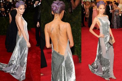 Celebrities donned their most out-there couture concoctions to strut the annual Met Gala red carpet at New York's Anna Wintour Costume Centre.<br/><br/>But amid all the risky fashion choices and bizarre outfits, TheFIX were most struck by Nicole Richie's increasingly worrying thin frame. <br/><br/>Keep flicking through to see all the red carpet snaps from the 2014 Met Ball...<br/><br/>(<i>Written by Yasmin Vought. Approved by Amy Nelmes</i>)