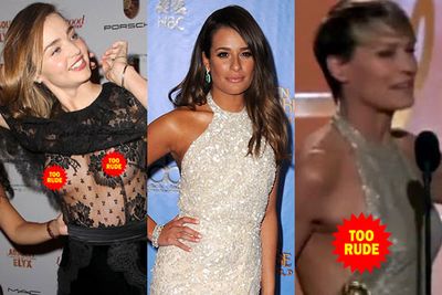 It's the time of year again, when our fave A Listers descend onto the red carpet for the awards season. And that means one thing…wardrobe malfunctions! So, we decided to compile you the top ten most common…enjoy!