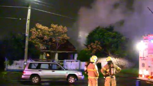 Suspicious fire tears through abandoned house in Melbourne's west