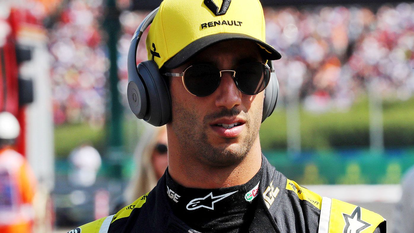 A frustrated Daniel Ricciardo finished 14th at the Hungarian Grand Prix.
