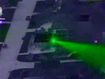 A man has been charged after allegedly pointing a laser at a police helicopter