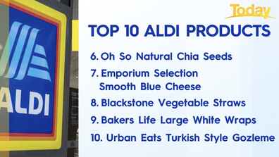 Urban Eats' Turkish Style Gozleme rounded out Aldi's top 10.