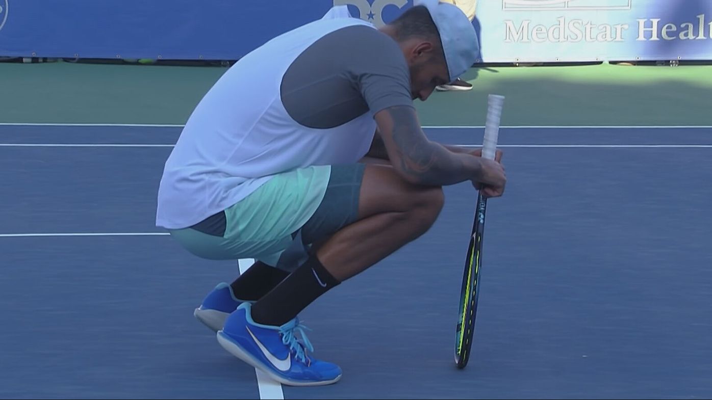 'Emotional' Nick Kyrgios claims title in Washington to end three-year title drought, wins doubles title hours later