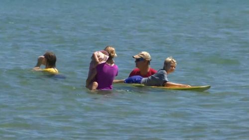 Airlie Beach Lagoon is a popular swimming spot.
