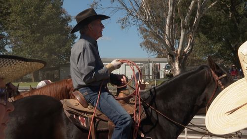Bob Holder is still competing in rodeo at age 89.