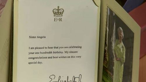 A letter from the Queen. (9NEWS)