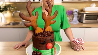 A Rudolph cheat's Christmas cake is the fun centrepiece you need 
