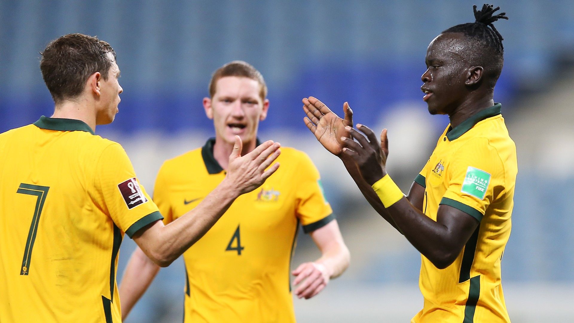 Australia come from behind to win friendly against Jordan ahead of must-win World Cup play-offs