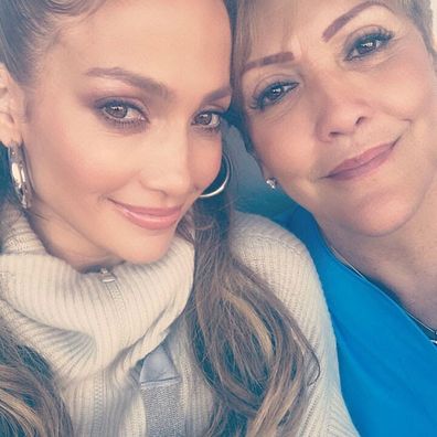 Jennifer Lopez and mum Guadalupe.