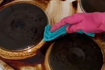 Stove cleaning hack