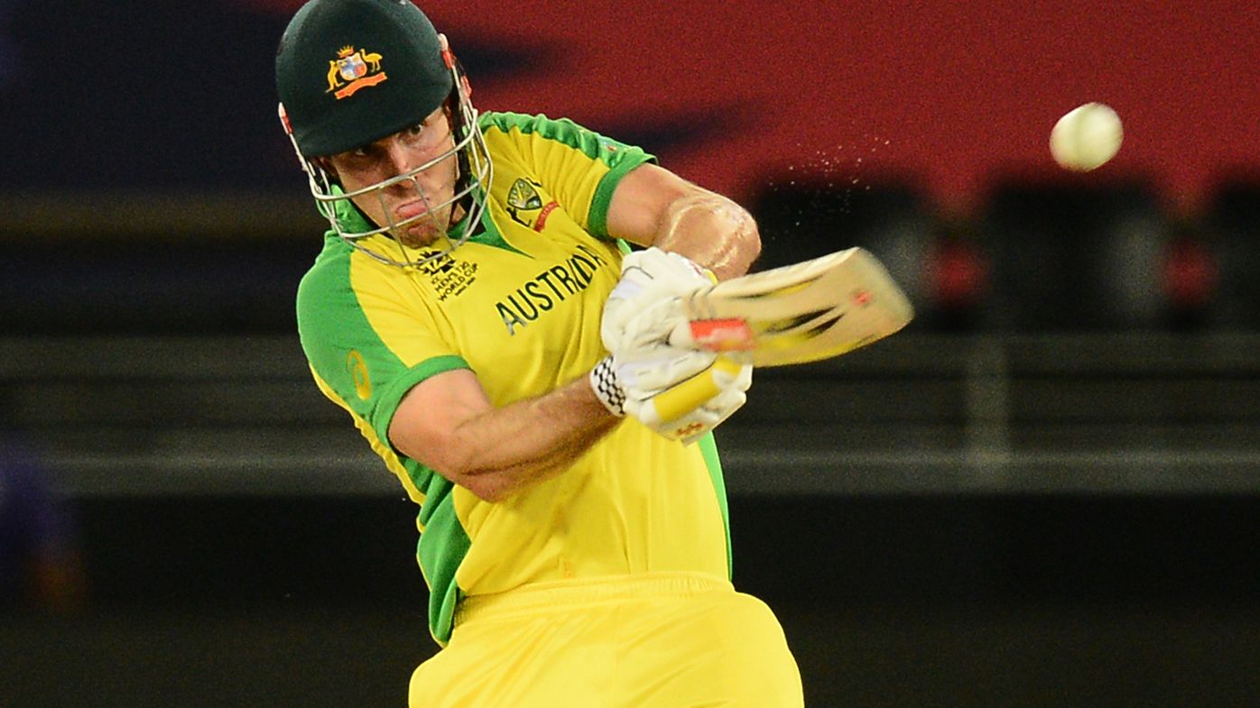 Mitchell Marsh hit an unbeaten 77 in the World Cup final against New Zealand.